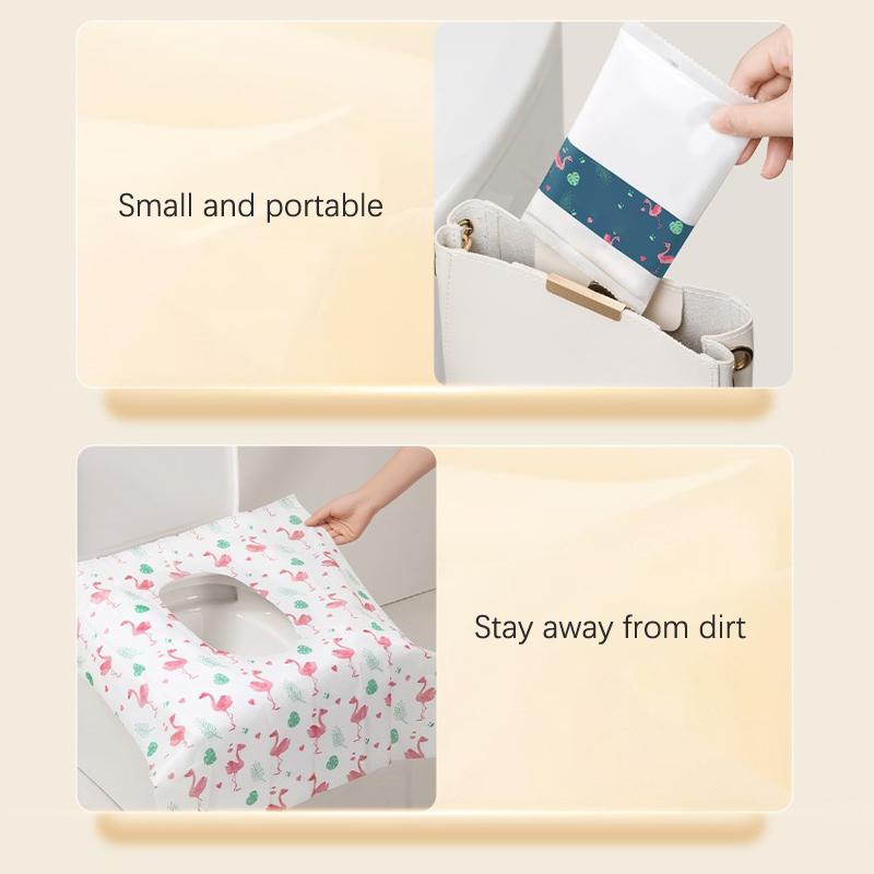 Одноразовые чехлы на сиденья унитаза, 7/10 шт., очень большие водонепроницаемые чехлы на сиденья унитаза для малышей и взрослых, переносные по отдельности