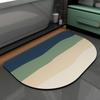 Super Absorbent Bath Mat Quick Drying Bathroom Rug Non -Slip Entrance Doormat Easy Clean Diatom Mud Floor Mats Toilet Carpet Home