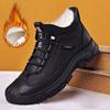 Winter Cotton Shoes New Men's Plush Thick Sole Wear-resistant Versatile Sports and Leisure Warm Snow Boots