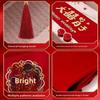 Red Wedding Tablecloth Couple's Name Table Flag Tea Table Cover Cloth Wedding Decoration Engaged Couple's New Home Setup
