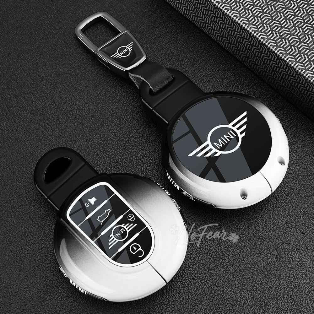 Чехол-оболочка из цинкового сплава для автомобильного ключа BMW Mini COOPERS COUNTRYMAN ONE JCW CLUBMAN F56 F55 F54 F57 F60 Roadster Наклейки на автомобиль svkjb33