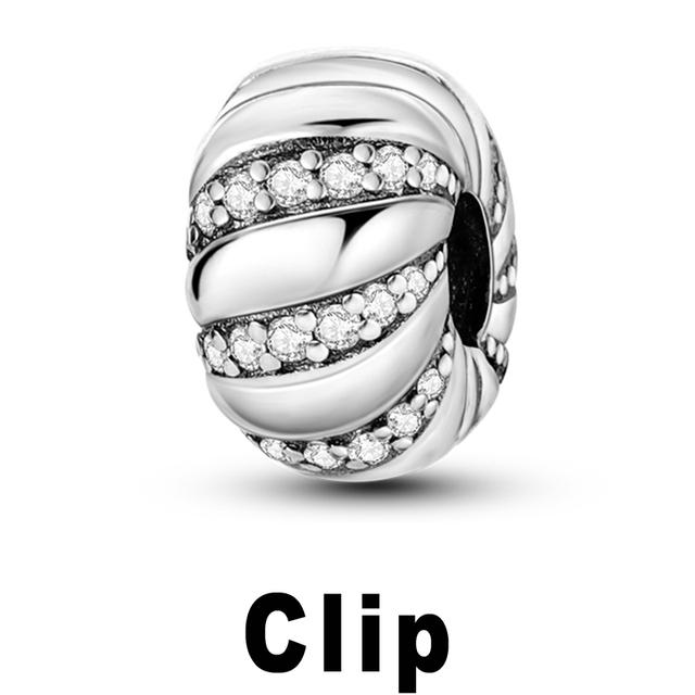 925 Серебряная бусина в виде совы, подходящая для браслета, медовая пчела, подвеска-подвеска со звездой для мальчиков и девочек, подвески-клипсы