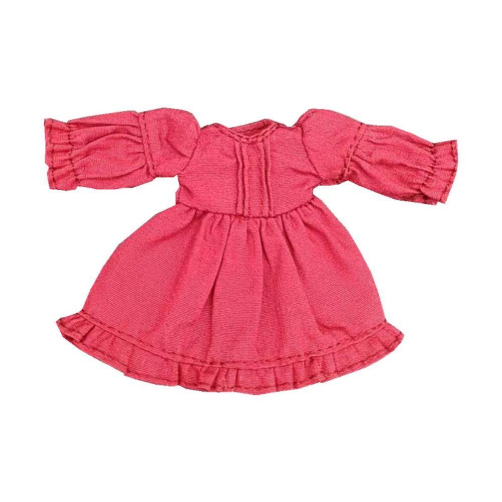 Accessories Printed Dresses Fashion Dolls Tops New Doll Retro Skirt  For 1/11 OB11 Dolls/1/12 BJD