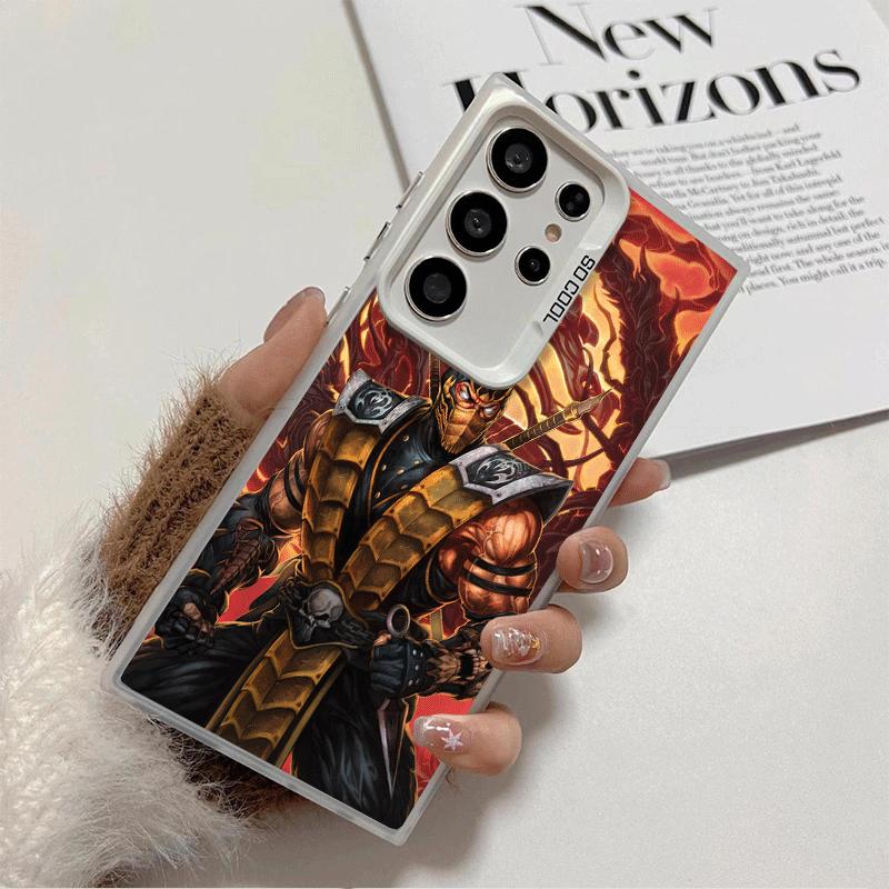 Mortal Kombat Game Soft Phone Case for Samsung Galaxy S24 S25 FE S26 Edge S23 Ultra S22 Plus S21 + Shockproof Cover Back Shell