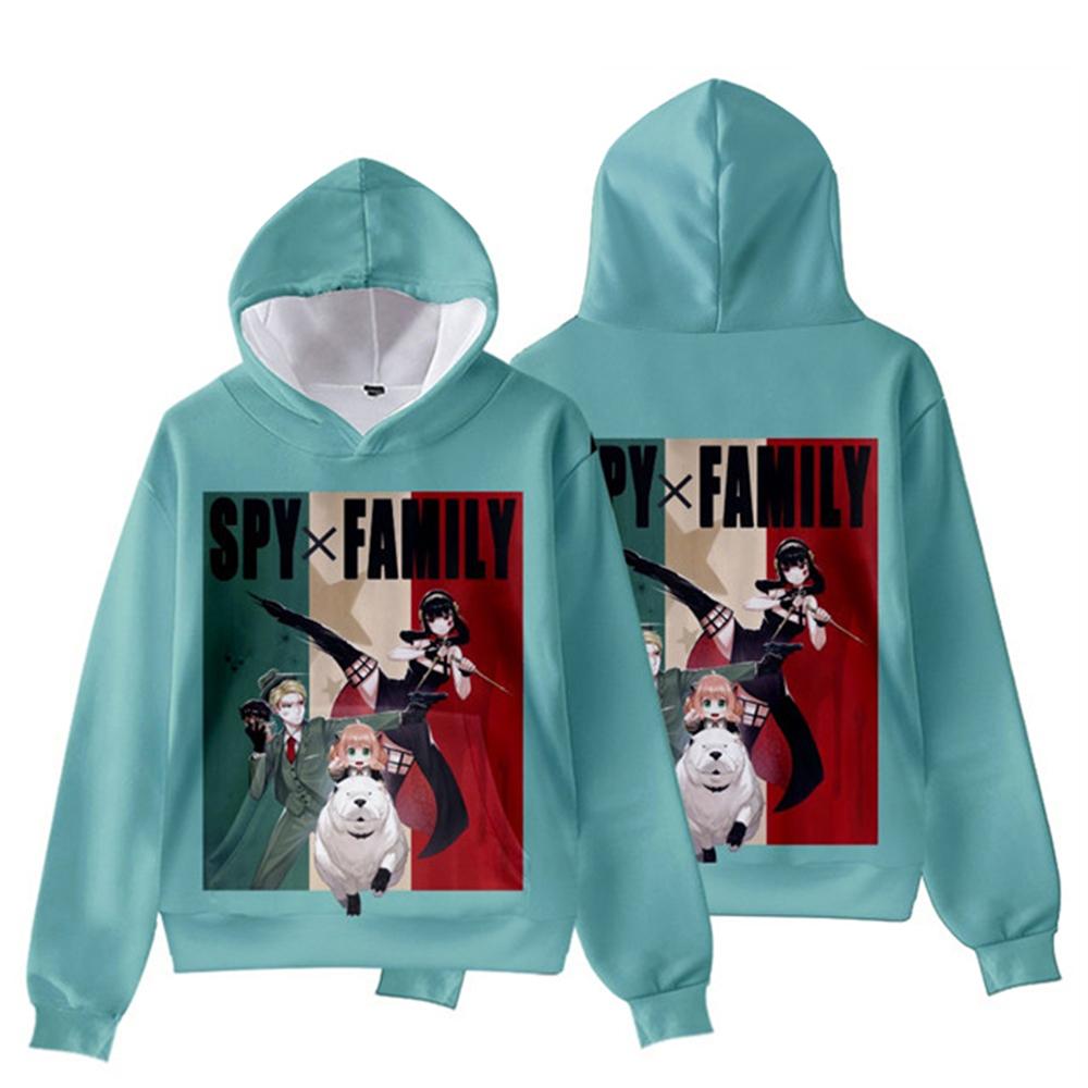 New Hoodies Anime SPY X FAMILY 3D Print Kawaii Girls Sweatshirts Boys Girls Hooded Kids Fashion Spring Fall Pullovers Hood Tops