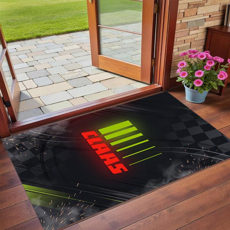 CLAAS Print Crystal Velvet Plush Rug Wear?Resistant Anti?Slip Floor Mat For Indoor Household Decoration
