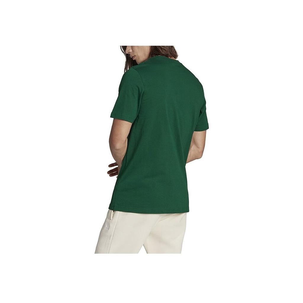 Adidas Футболка Adicolor Classics Trefoil темно-зеленая мужская уличная одежда IA4819
