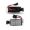 White LED License Plate Light Tag Lamp Pair For Chevrolet Camaro 2010-2013