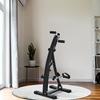 Stationary bike pedal exerciser arm leg rehabilitation 40L x 42.5W x 100H cm adjustable handlebar height black