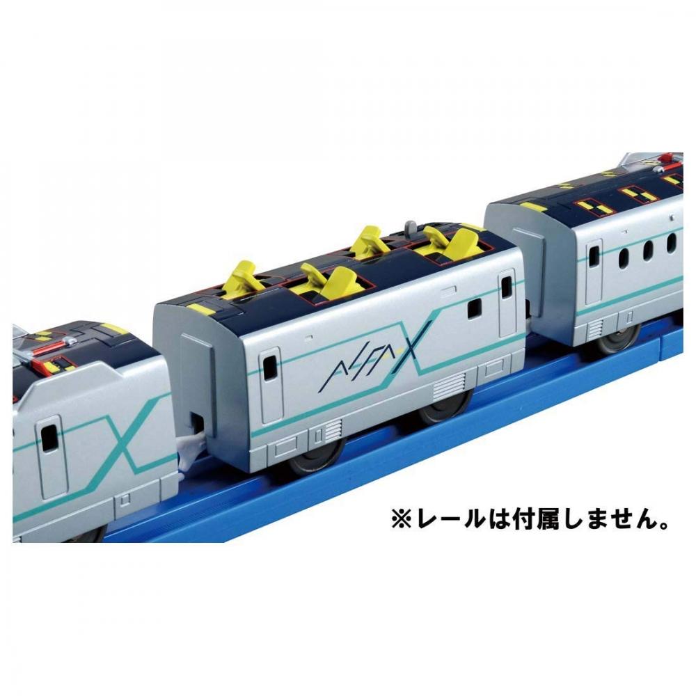 TAKARA TOMY "Plarail Fully Connect Shinkansen Test Vehicle ALFA-X" Поезд игрушечный поезд возраст 3+ [ALFA-X 6-вагонный состав (1), Форма заказа деталей (1)] Проходит Т