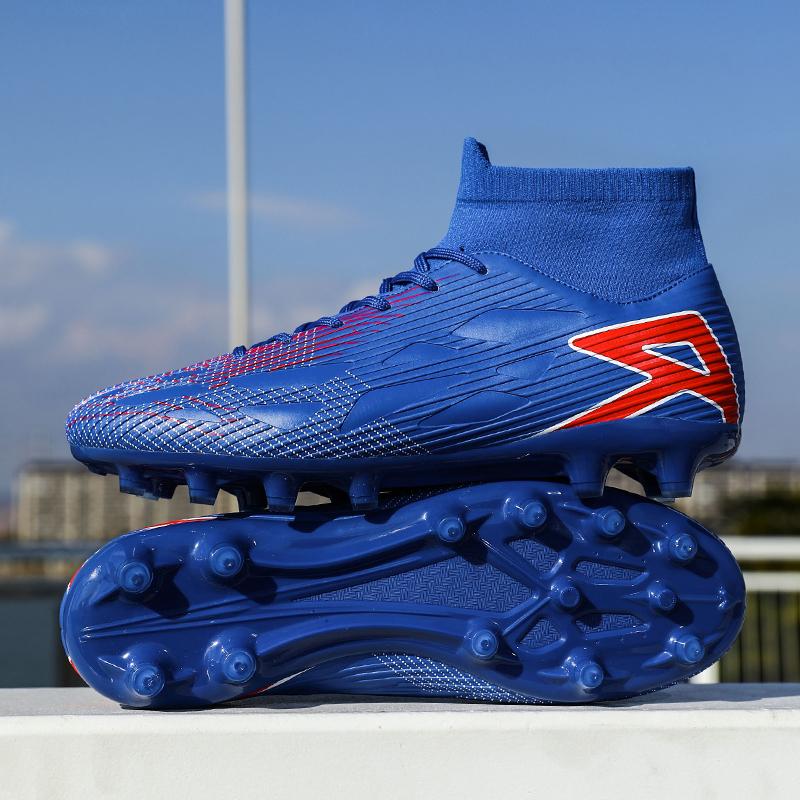 Мужские футбольные бутсы большого размера с высоким верхом, тренировочные бутсы для студентов и студентов, детские футбольные бутсы