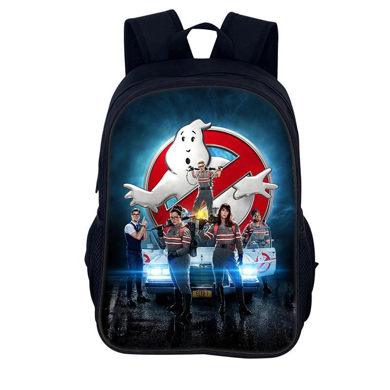 Ghostbusters Anime Backpack With 3d Printing And Nylon Fabric For Everyday Comfort