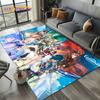 Новый ковер-циновка для одиночных мультяшных игр Genshin Impact для гостиной, спальни, дома, украшения дивана, детская игровая нескользящая напольная подстилка