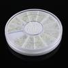 3 Sizes Nail Art Wheel White Faux Pearl Nail Decorations DIY Decal Manicure Tool