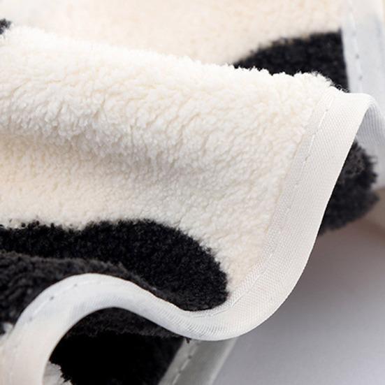 Банное полотенце Ультра мягкое мультяшное изображение коровы с принтом Сильное водопоглощающее легкое быстросохнущее полотенце