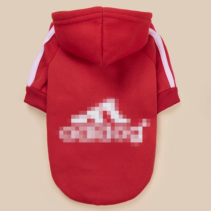 Свитер с капюшоном на четыре лапы для собак и кошек с разноцветными пуговицами - Осенне-зимняя одежда для питомцев.