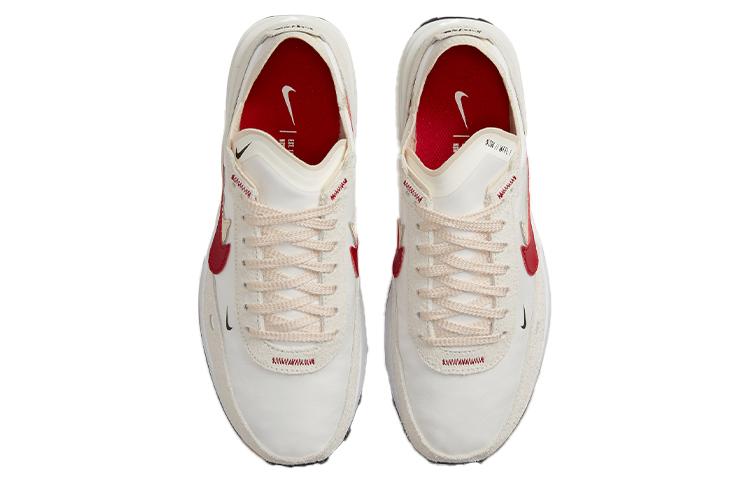 Nike Waffle One Se Sail Жемчужный Белый Черный Gym Red Женские DX4309-100
