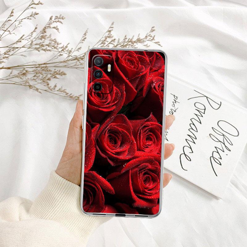 IK13 Beautiful Roses Flower Case for Motorola E13 E15 E20 E22 E22I E22S E30 E32 E40 E7 E7I G Plus Power Play Stylus G22 G14