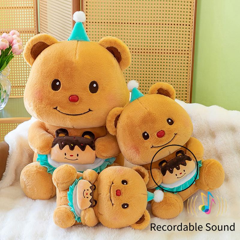 Adorable Birthday Bear Plush Doll With Voice Recording Perfect For Girls Gifts