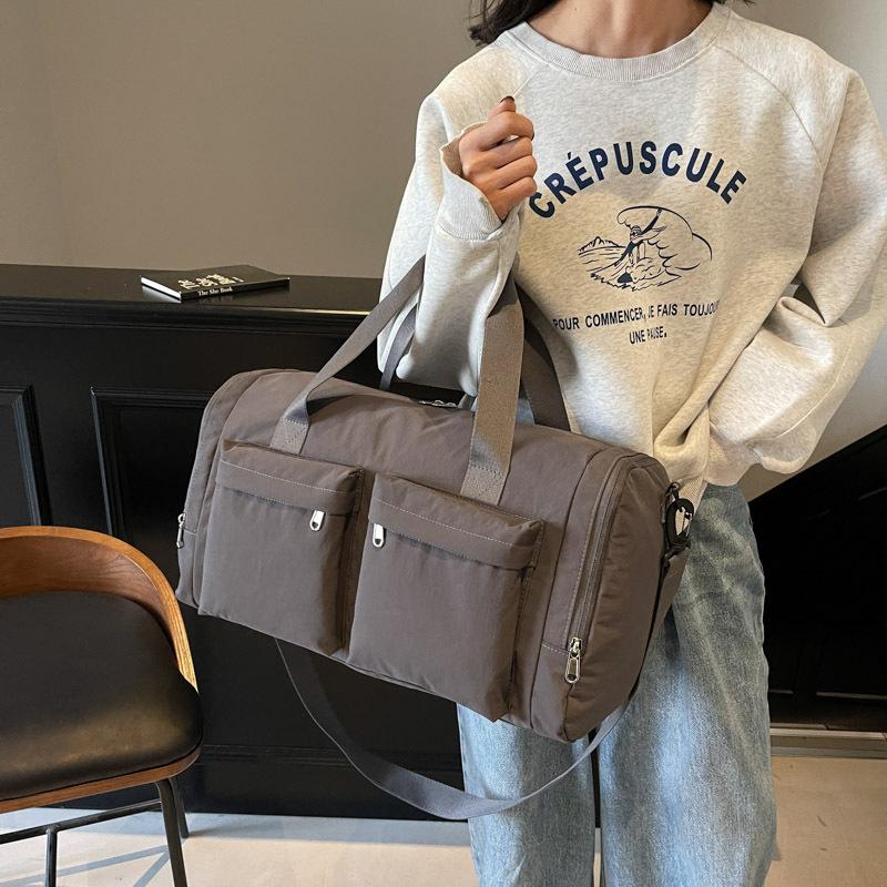 Мужской и женский одинаковый стиль с отделением для обуви, дизайн с двойным карманом для дорожной сумки для активного отдыха, разделение сухого и влажного, спортивная сумка для фитнеса