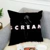 Наволочка Ghostface Двусторонняя печать Наволочка 45x45 Декоративные подушки Диван Домашний декор Мягкая наволочка