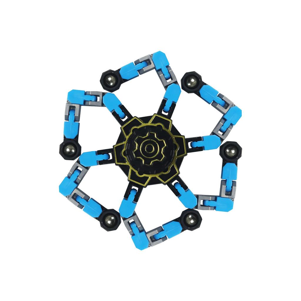 Luminous Fingertip Spinning Rotating Feeling Gyro Tops Transformable Mechanical Chain Fidget Spinning Tops Toys