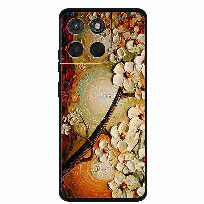 Для Motorola Moto G57 Чехол-аккумулятор Милый Кот ТПУ Чехол для Телефона Мягкий Силиконовый Чехол Для Moto G57Power Чехлы Ударопрочный Coque G 57 Power