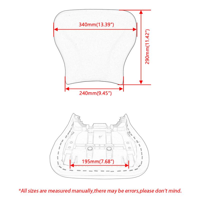 Fit For Suzuki GSXR 600 750 1000 K1 K2 2000 2001 2002 Motorcycle Front Rider Driver Seat Cushion