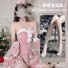 Domila Lingerie Bunny Сексуальный рождественский костюм Страстный костюм Большой размер Униформа горничной Искушение Может быть отправлено от имени