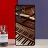 Клавиши пианино Дизайн клавиатуры Чехол-футляр Для Samsung Galaxy S25 Ultra S9 S10 S20 S21 FE S22 S23 Plus S24 Ultra Чехол для телефона