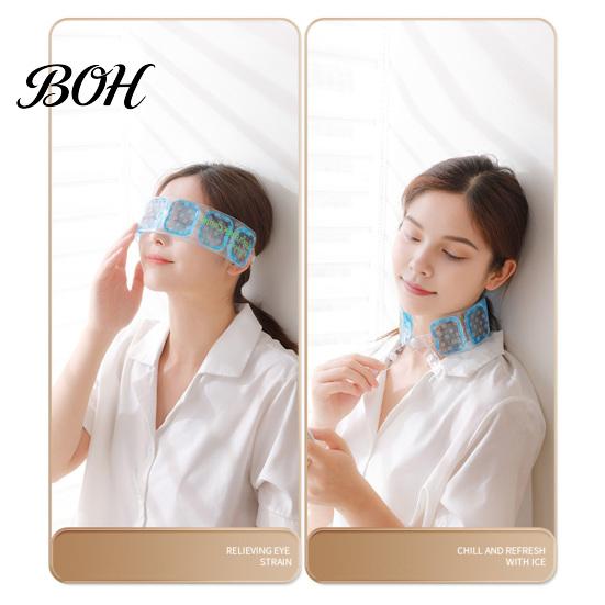 Wearable Neck Wrap 1/2Pcs Cooling for Summer, Reusable Adjustable Ice Pack, Travel Gear Heatstroke Prevention Cooler Collar Outdoor Cycling