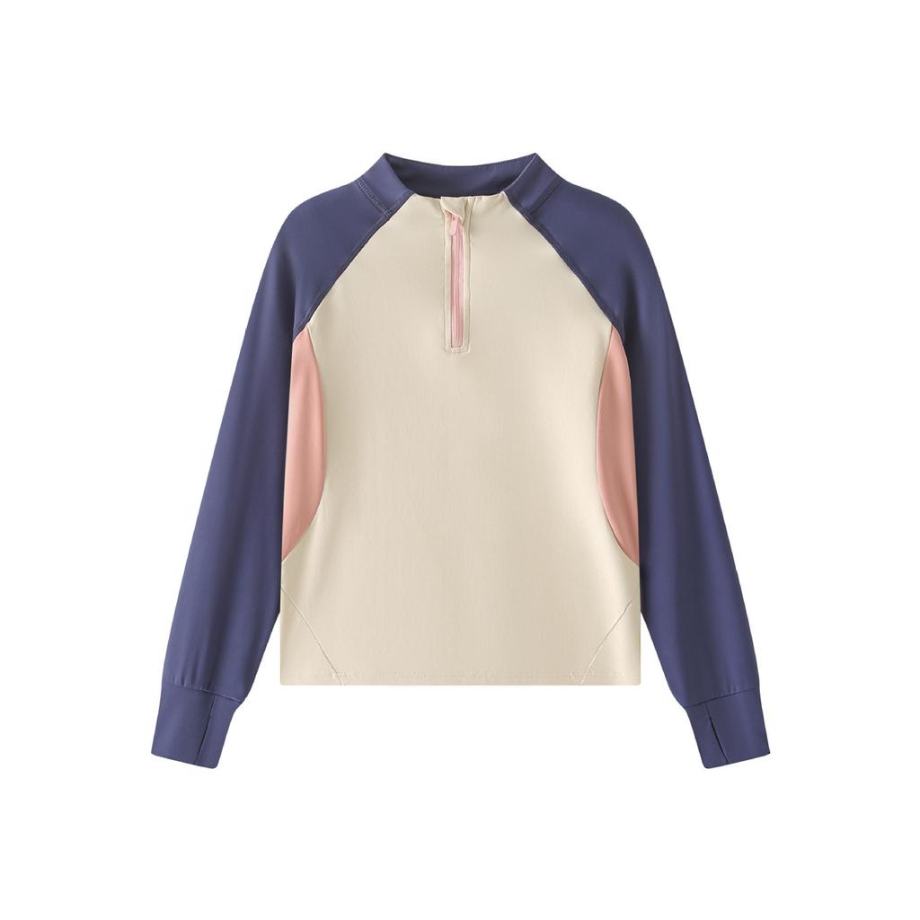 25 Новых спортивных футболок с длинным рукавом для девочек в стиле колор-блок - Модные базовые вещи для повседневной носки весной/осенью