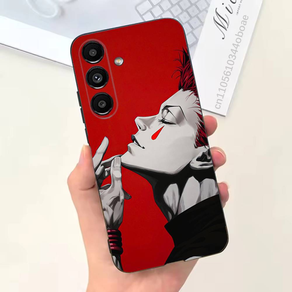 Чехол для телефона Аниме H-Хисока М-Морроу для Samsung S25,24,21,22,23,20,S30,Ultra,Plus,Fe,Lite,Note,5G Черный