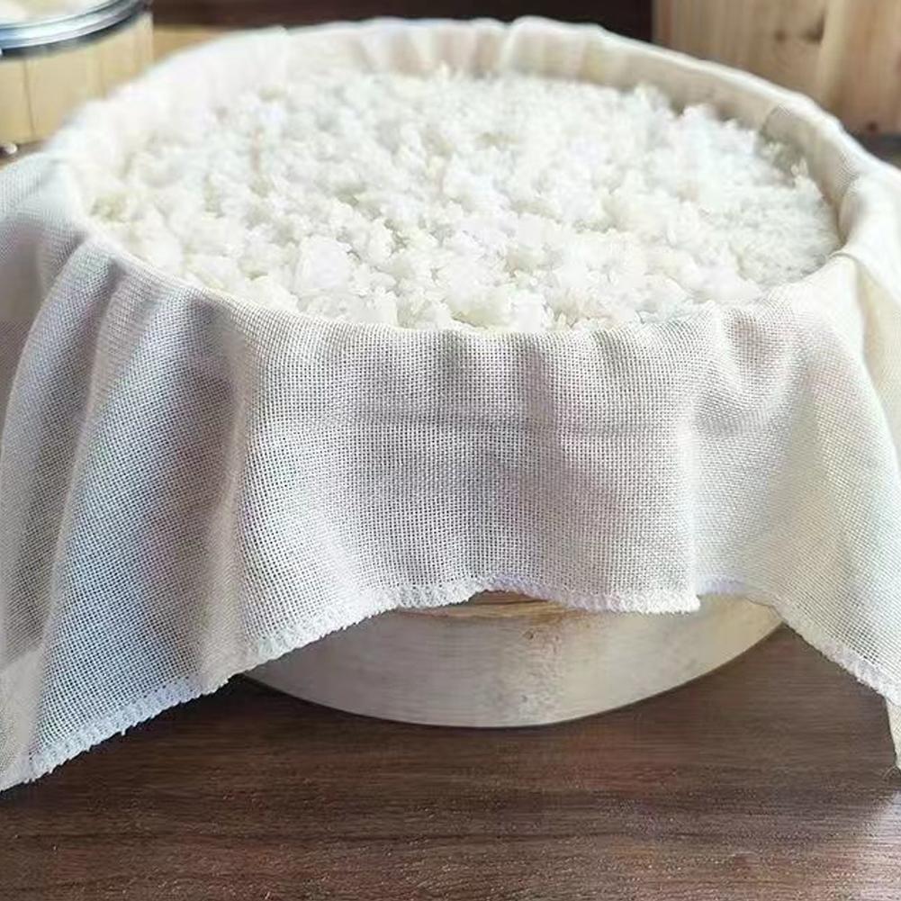 10 шт. Хлопковая ткань для пароварки, многоразовая, неотбеленная, хлопковый фильтр, антипригарная марля для варки на пару риса, для приготовления пищи, выпечки, выжимания сока, качество
