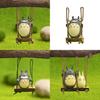 Totoro Swing Cat Mini Resin Model For Home Decor And Gift Giving