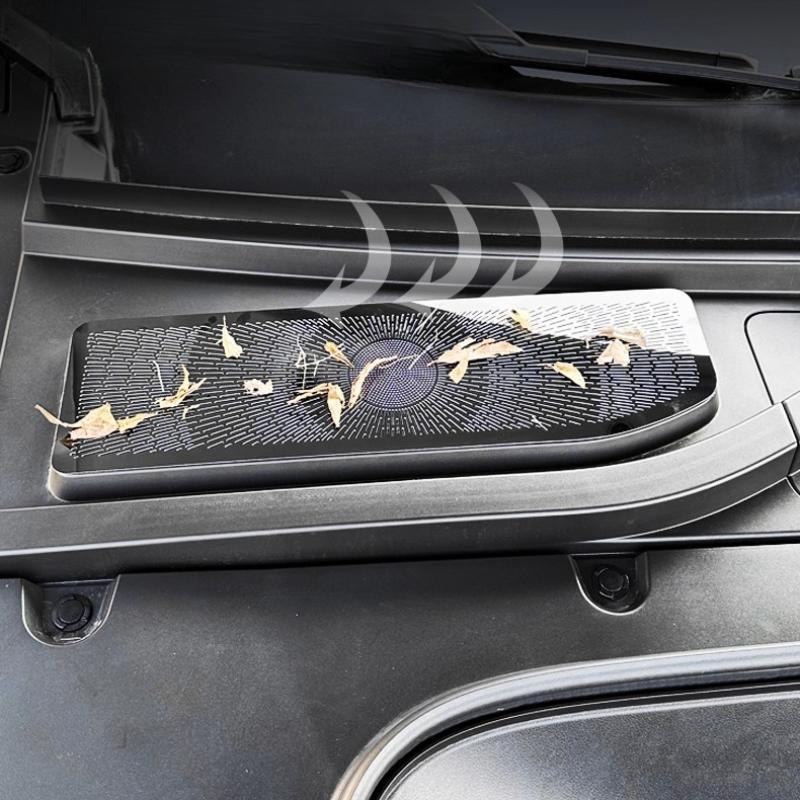 For Xpeng G9 3Pcs Front Engine Air Flow Vent Cover Trim Anti-Blocking Stainless Steel Protective Intake Covers Car Accessories