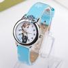 Children Quartz Watch PU Strap Cartoon Round Dial Wristwatch Casual Watches for Kids Birthday New Year Gift