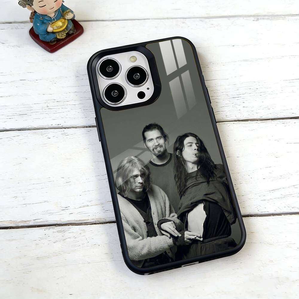 Чехол для телефона рок-группы Nirvana для iPhone 17, 16, 15, 14, 13, 12, 11 Plus, Pro, магнитный, для беспроводной зарядки Magsafe