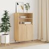 VidaXL Highboard Sonoma Oak 60x36x110 Cm Engineered Wood 831479