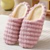 Women Indoor Slippers Warm Plush Home Slipper Autumn Winter Shoes Woman House Flat Floor Soft Slient Slides for Bedroom