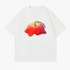 Fun Apple 2025 Américain Doux Et Cool Nouveau T-shirt Imprimé En Coton Pour Hommes Et Femmes Rétro Garçons Manches Courtes