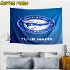 Custom Name Deportivo Alaves Emblem Tapestry Room Decoration Wall Hanging for Living Room Bedroom, dormitory, Birthday and Christmas gifts