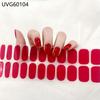 High Quality Semi-Cured Gel Nail Sticker Long Lasting UV Lamp Compatible Real Gel Strips for DIY Manicure Nail Wraps
