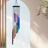 12 Tubes Rotating Solid Wood Aluminum Pipe Wind Chime Waterproof 12 Pipe Classic Matching Music Wind Chime Home Decoration 2025
