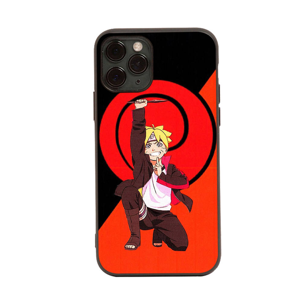 Чехол WD4 Boruto Naruto Black Soft для Samsung Note 20 Lite S24 Ultra S23 A03 A05 A06 A11 A71 A15 A16 A13 A24 A25 A33 A52 A53 A50 M55 M35 Plus