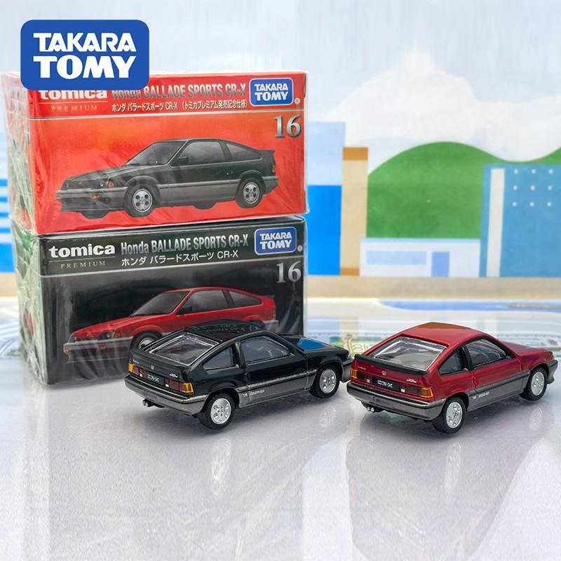 Takara Tomy Tomica Premium 16 Honda Ballad Sports CR-X Mini Car Alloy car Diecast Model Replica Series Children Gifts Boy Toys ako256