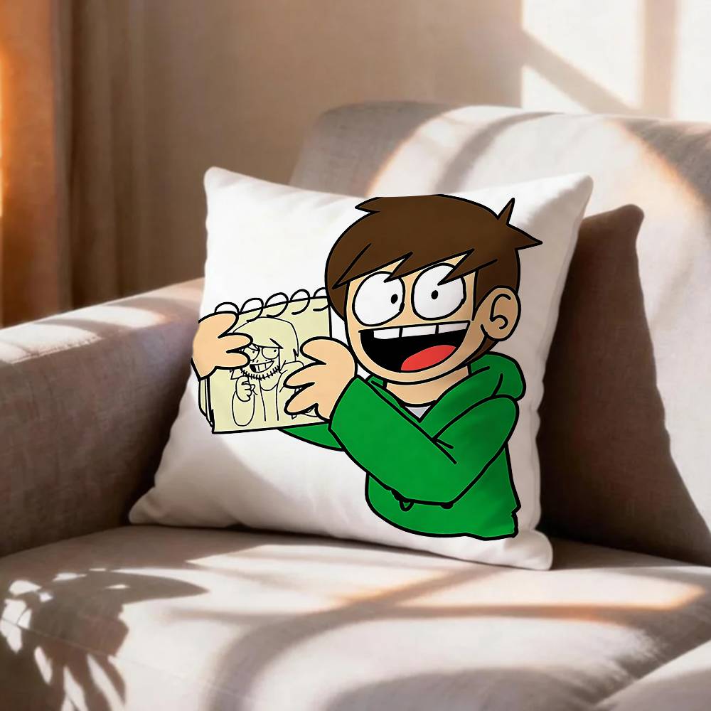 Мультяшный ТОРД из Eddsworld Наволочка с принтом Наволочка для гостиной Диванной подушки Чехол