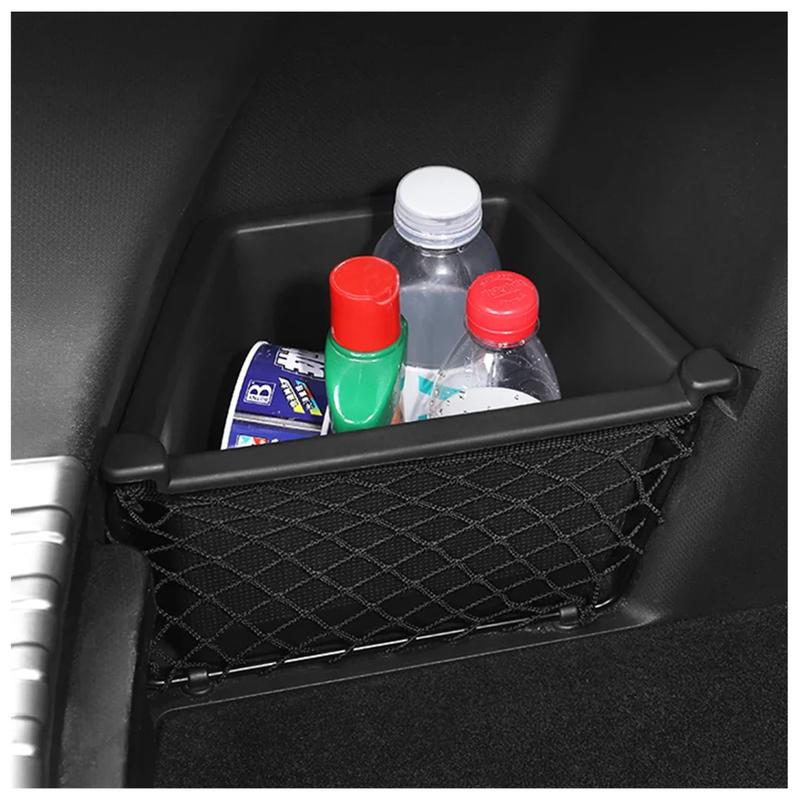 Storage Compartments On Both Sides Of The Car Trunk Trunk Storage Box For BYD Atto 3 Yuan Plus -2025 Black