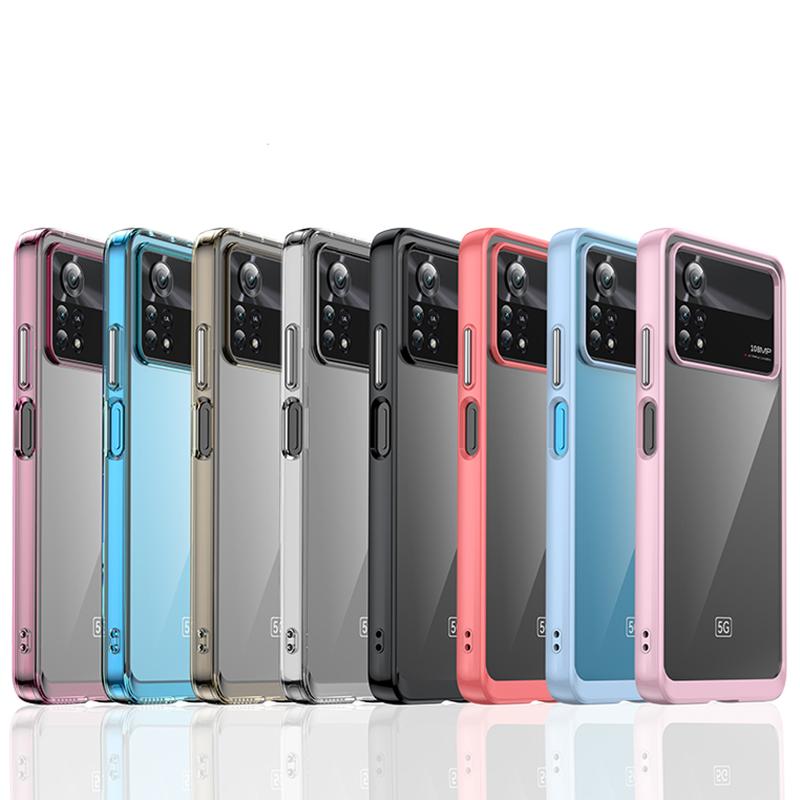 Чехол для Xiaomi Poco X4 Pro 5G Чехол для Xiaomi Poco X4 Pro 5G Противоударный Конфетный Жесткий ТПУ Защитный Чехол для Телефона Задняя Крышка Poco X4 Pro 5G