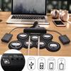 1 Box USB Portable Electronic Drum 7-Pads Folding Music Drums for Beginner Boys Girls